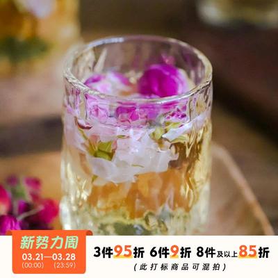 于洛先生的三花茶 本宫养暖暖哒 平阴玫瑰花冠茶牡丹组合女人养生