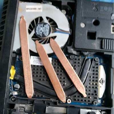 惠普8470p笔记本散热器HP8470改CPU散热铜管显卡散热管改造导热管