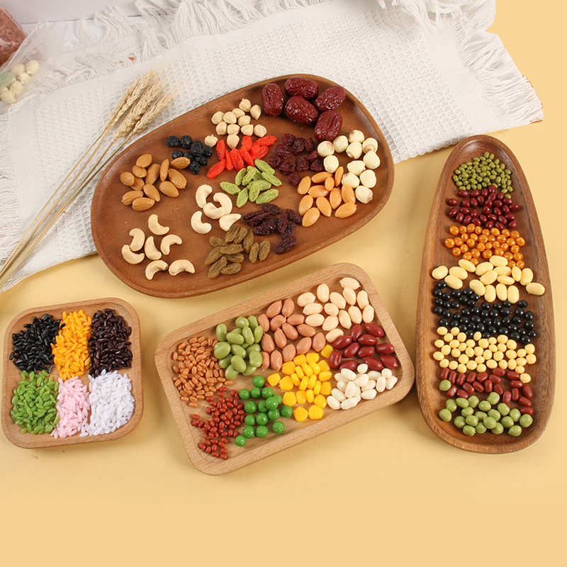 仿真五谷杂粮道具仿真玉米花生大豆大米红枣莲子葡萄干坚果模型