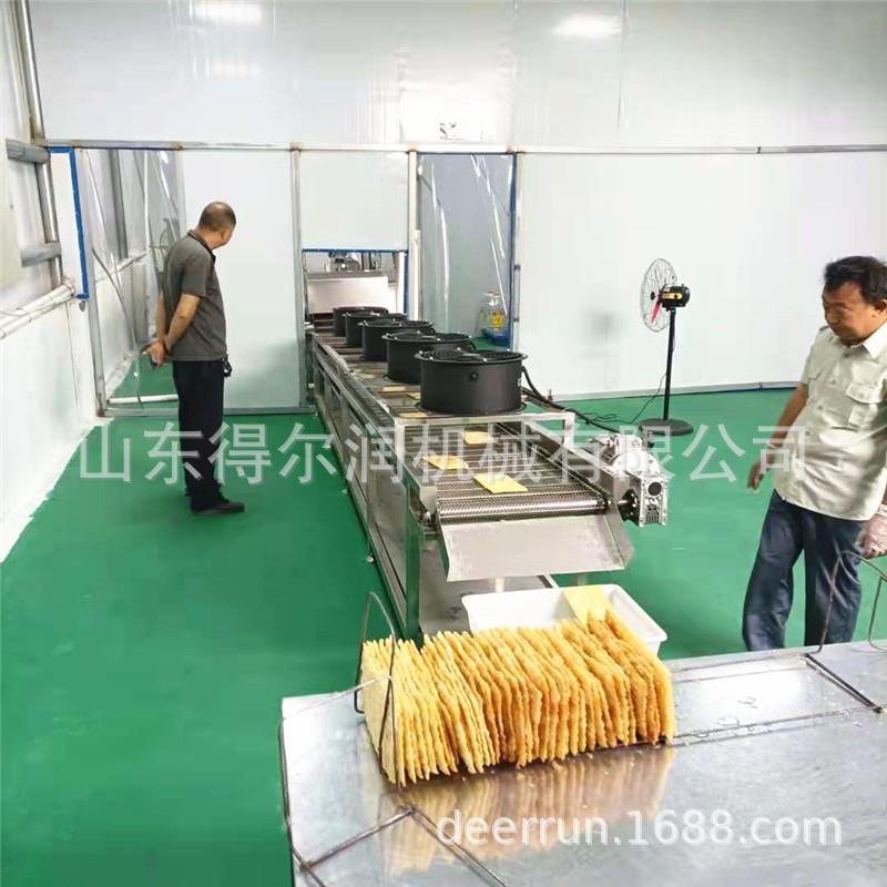 大泡薄脆片油炸机全自动油炸薄脆生产线酥脆平整售后无忧