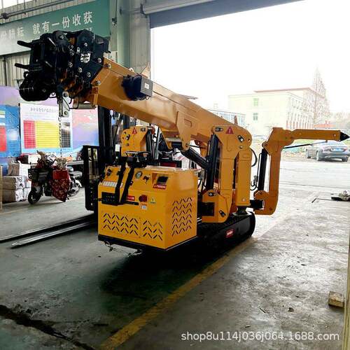 小型履带式起重机1-3T蜘蛛吊室内外狭小场地吊装神器支腿跨境贸易