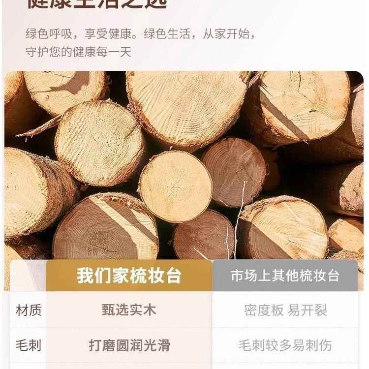 迷你翻床头收纳柜小一盖387体实木梳室妆台型卧现代简约化妆桌小