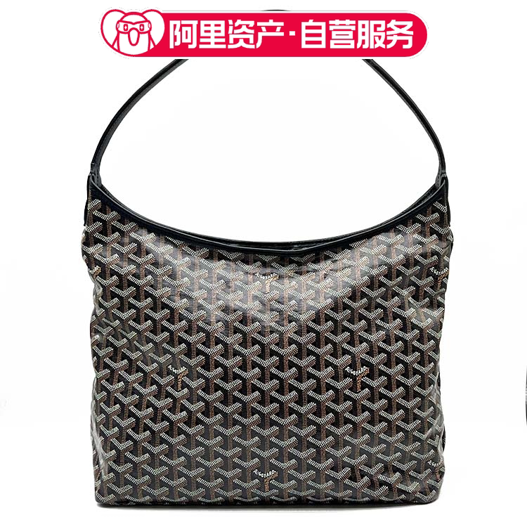 98新 Goyard/戈雅黑色hobo子母购物袋手提袋