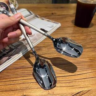 Handle Spoons for Stainless Use Long Home Specialized Steel