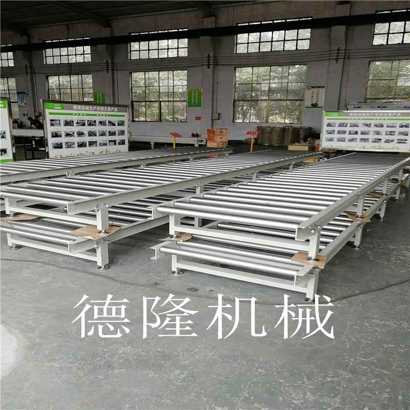无动力滚筒线流水线镀锌托辊动力滚筒输送线不锈钢滚筒转弯机