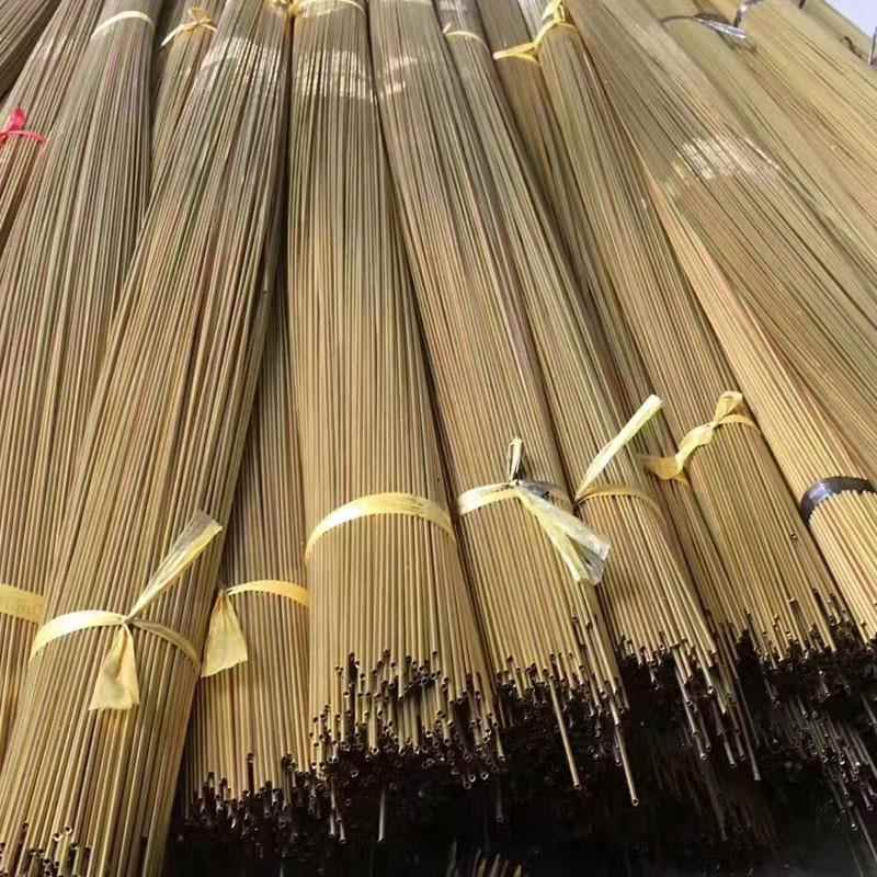 现货供应H65毛细管铜管小口径超薄壁厚精密管可无毛刺精密切割