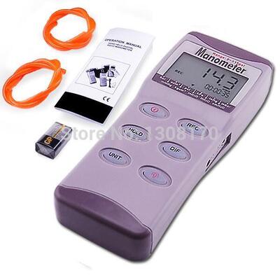 Digital Gauge & Differential Air Pressure Manometer psi kPa