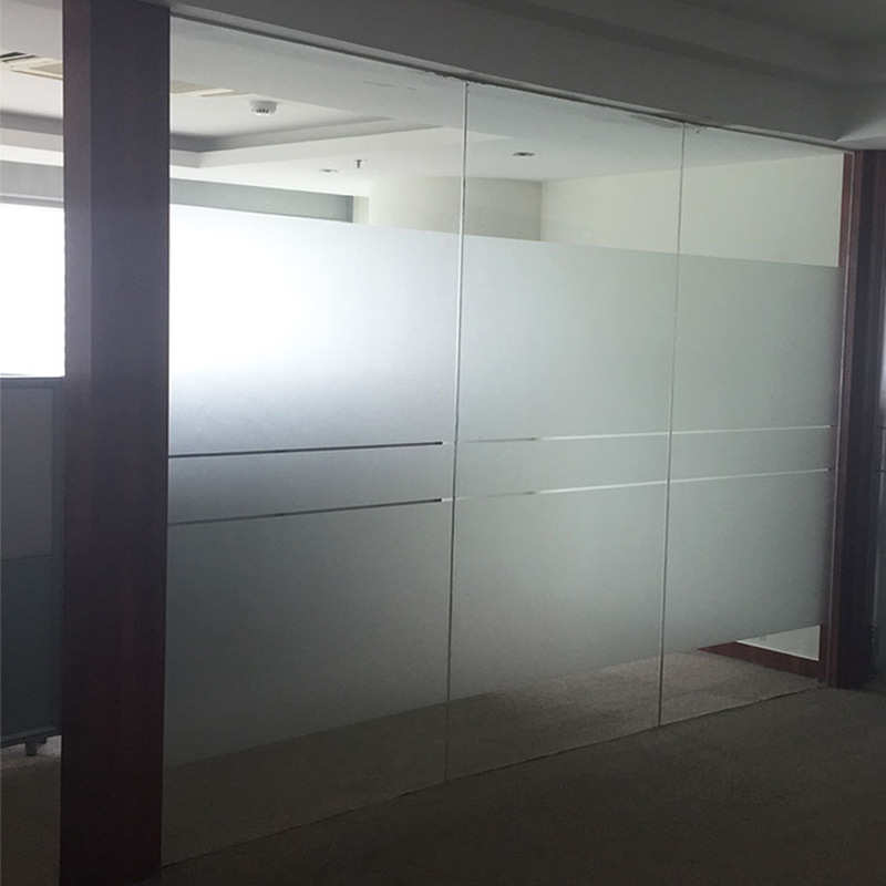 加厚自粘透光不透明磨砂玻璃膜 办公室写字楼 移门卫生间刻字贴纸