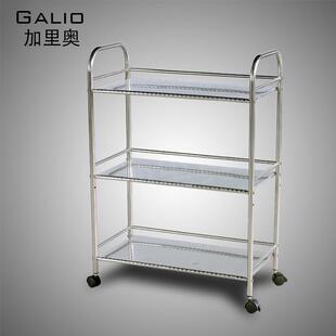 漆不锈钢菜烤厨房菜火锅店物架架子收纳架新品三层架置放落地网格