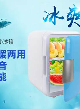 靖童 4升车载冰箱迷你冷暖小冰箱4L车家两用小型宿舍家用冷藏箱