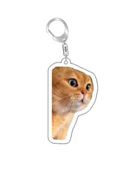 Rambling Goat Huh Cat Meme Keychain Confused Cat Memes Cat S