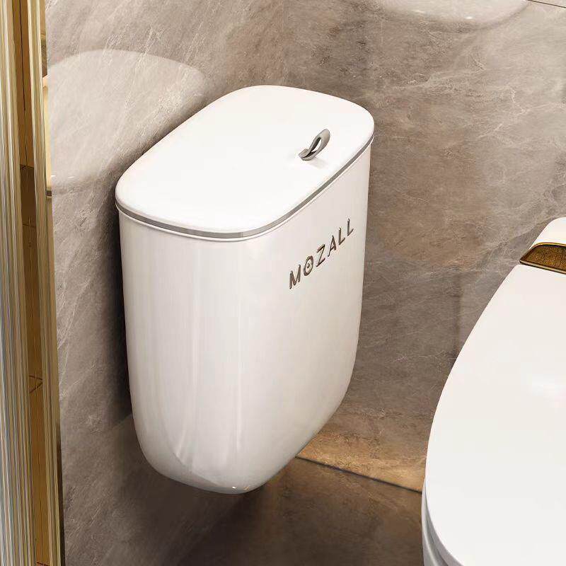 垃圾桶厕所卫生间高颜值厨房壁挂式夹缝纸篓收纳桶新款大容量