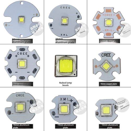 原装CREE XML2代 L2 U3大功率LED 10W强光手电专用LED灯珠泡灯板
