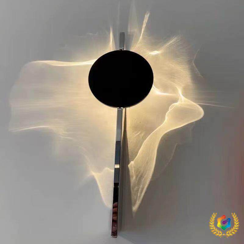 ®设计师极简创意波纹光效壁灯水纹旋转氛围壁灯玄关壁灯床头壁灯