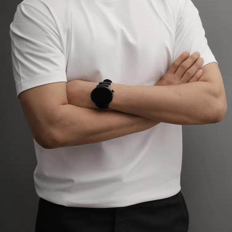 MAROLIO索罗娜凉感t恤美式正肩白色棉感速干短袖高端休闲纯色上衣