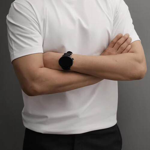 MAROLIO索罗娜凉感t恤美式正肩白色棉感速干短袖高端休闲纯色上衣