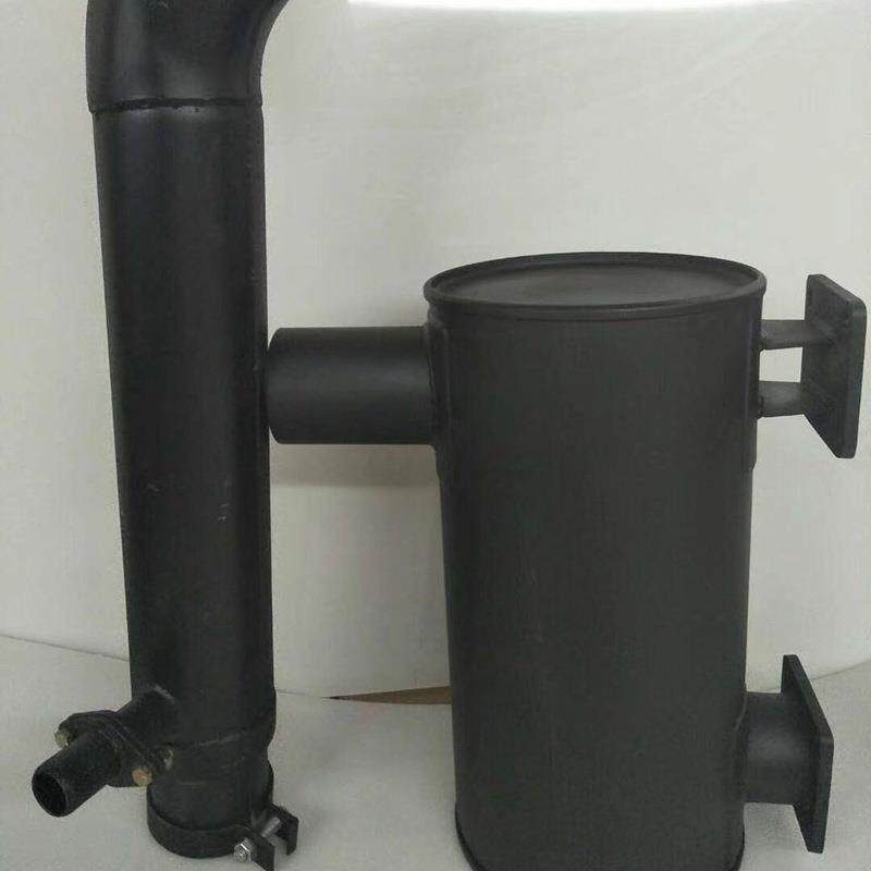 柳工临工徐工常林龙工50 装载机铲车配件 潍柴WD615 消声器排气管
