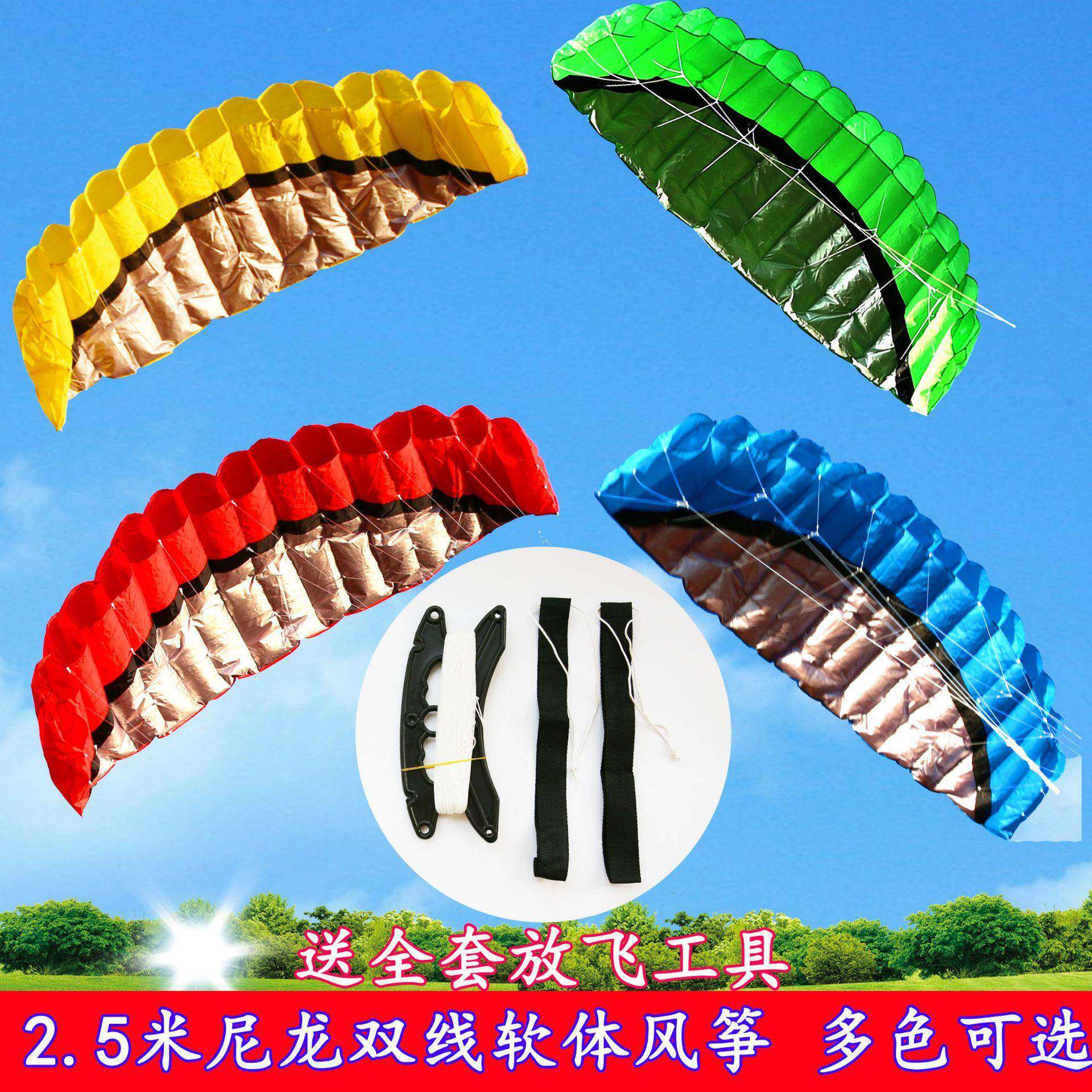 3d立体潍坊双线软体风筝展开约250*87cm送放飞工具品质好KX