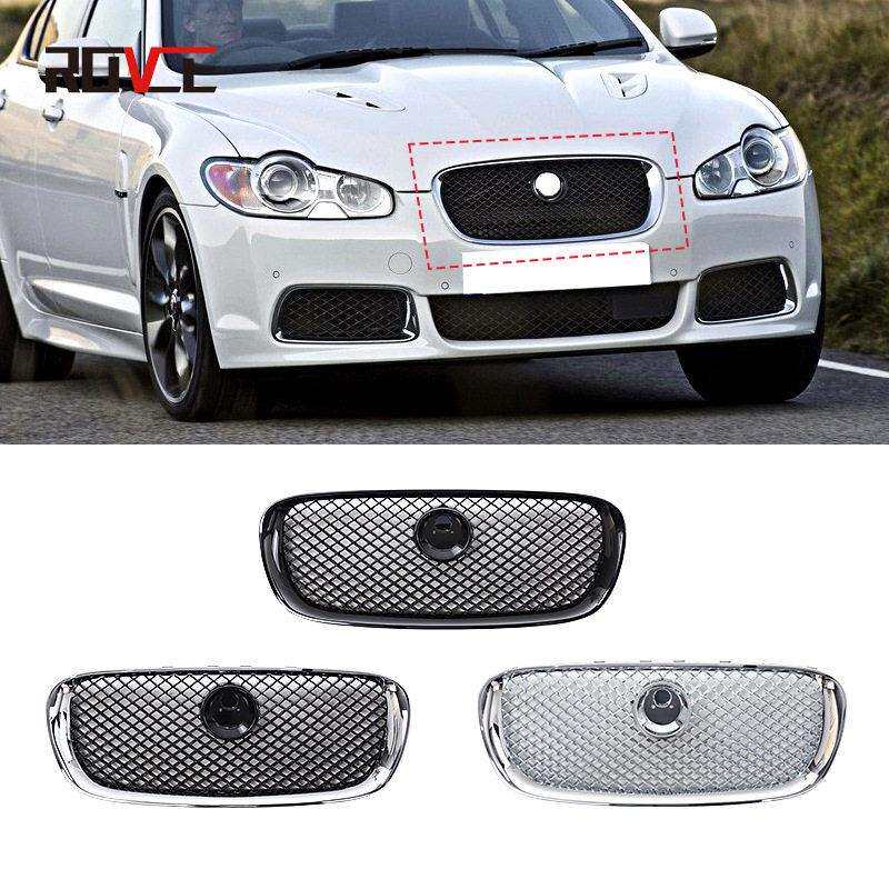 适用于2008-2011捷豹XF中网电镀中网亮黑中网C2Z148921