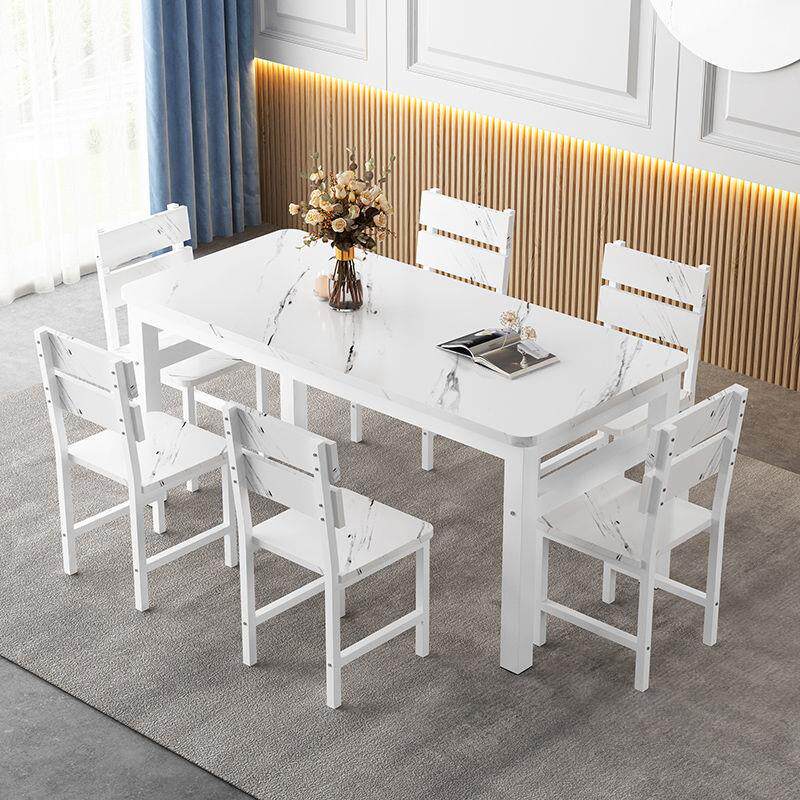 餐桌组合套装吃桌子饭现代简约饭店桌椅长方形椅小子小桌户型MA57