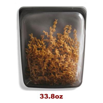 Silicone Food Grade Reusable Storage Bag Freeze Kitchen
