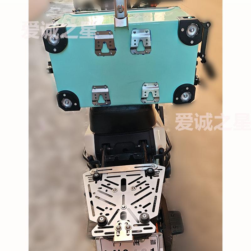 钓鱼箱拆卸快速安装改装配件摩托电动车铝合金快拆垫圈锁钩搭扣件