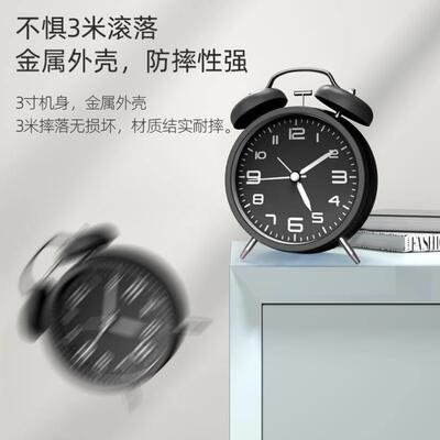 rectangular rising time small alarm clock desk timer student