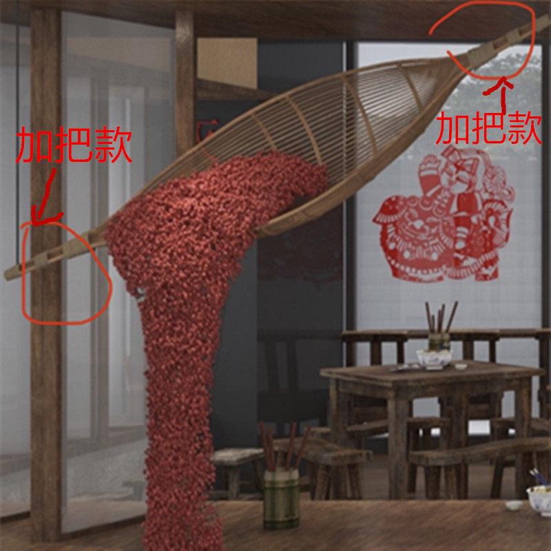 竹编竹艺船工艺品手工制作商业婚礼场景酒店展厅创意造型装饰定制