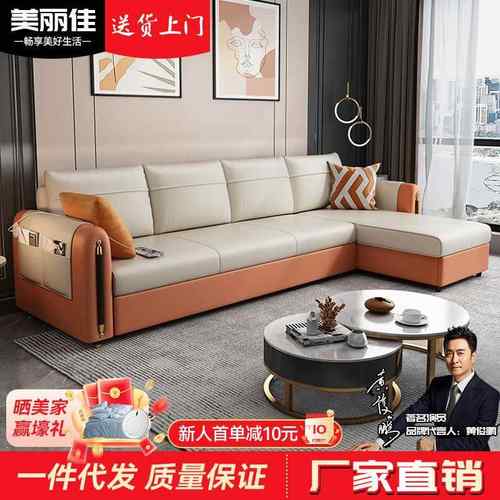 意式榻榻米沙发床小户型可折叠伸缩床客厅单人双人储物布艺沙发