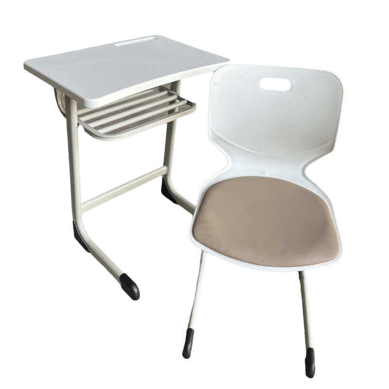 学生桌椅一套组合中学生学习桌学生学校上课桌椅单人位固定课桌椅