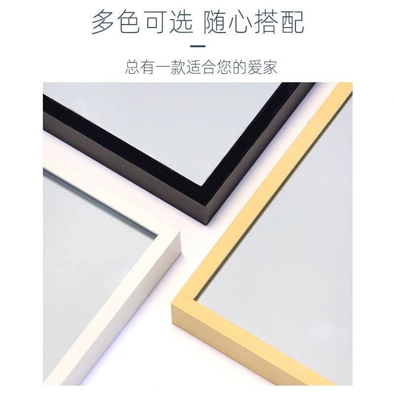 门后镜子贴墙自粘家用壁挂网红穿衣镜挂墙全身试衣落地镜挂门可粘图片