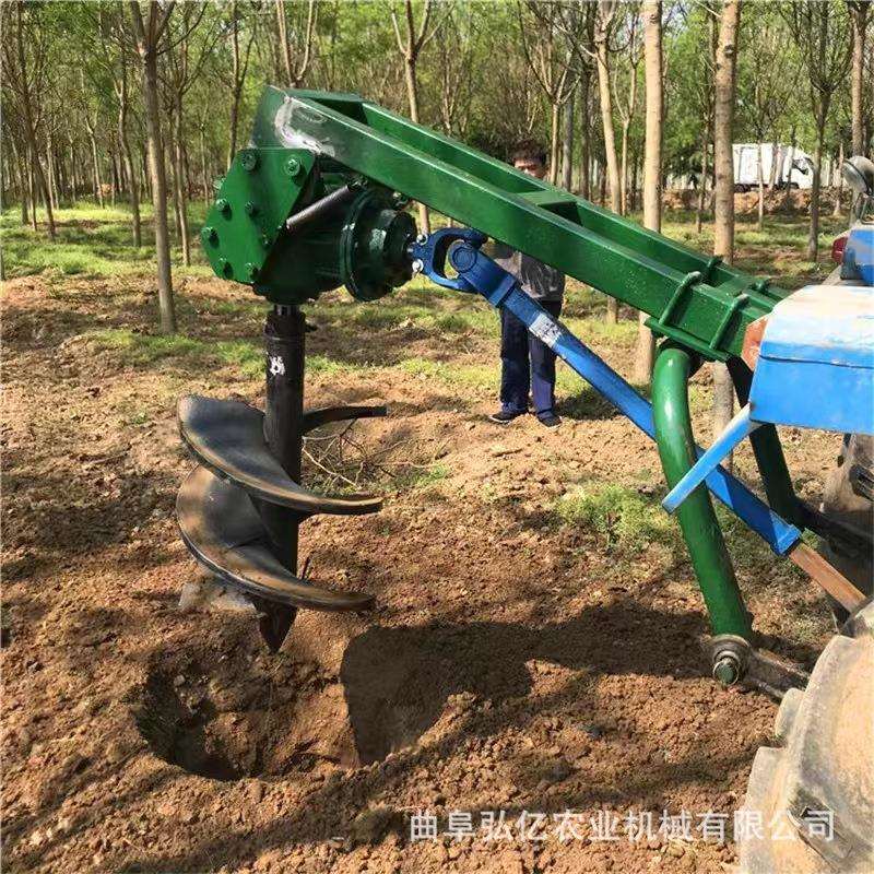 四轮挖坑机刨坑机硬地打窝机大钻头加深地钻种植埋桩打坑机