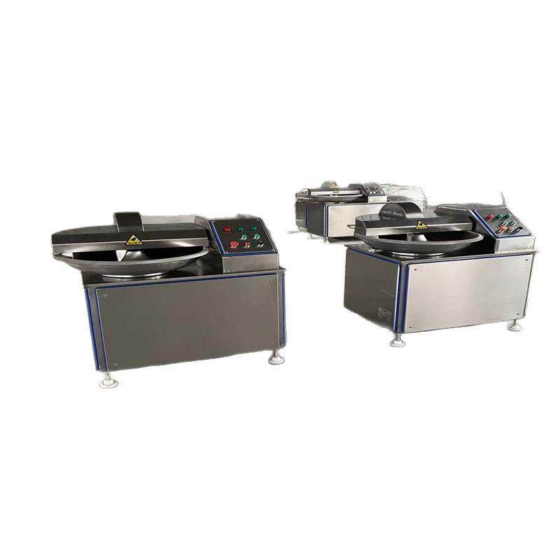 80双速豆制品斩拌机器商用高速变频肉泥斩拌设备花生碎斩拌机
