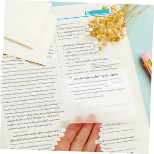 transparent sticky note 透明便利贴即时贴 memo notes 便签贴