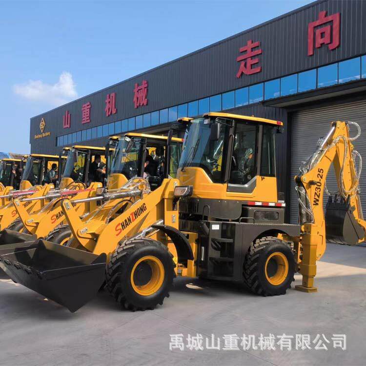 0-25两头忙挖掘装载机工地用铲车工程液压前铲后挖一体机厂家