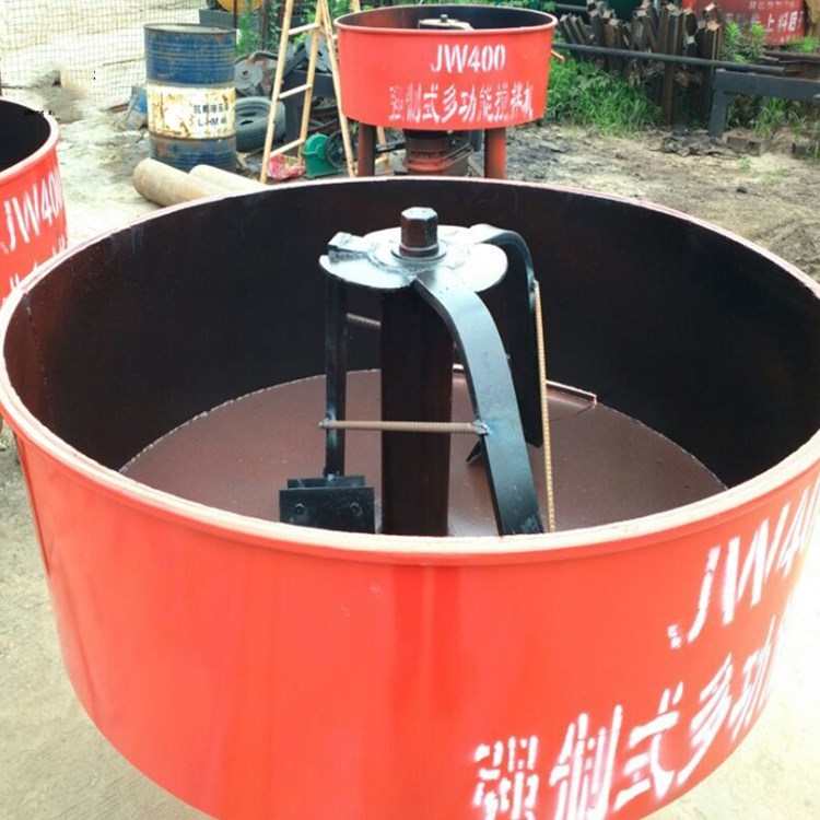 350不锈钢小型立式搅拌机 1.8米直径jw1000砂浆平口搅拌机