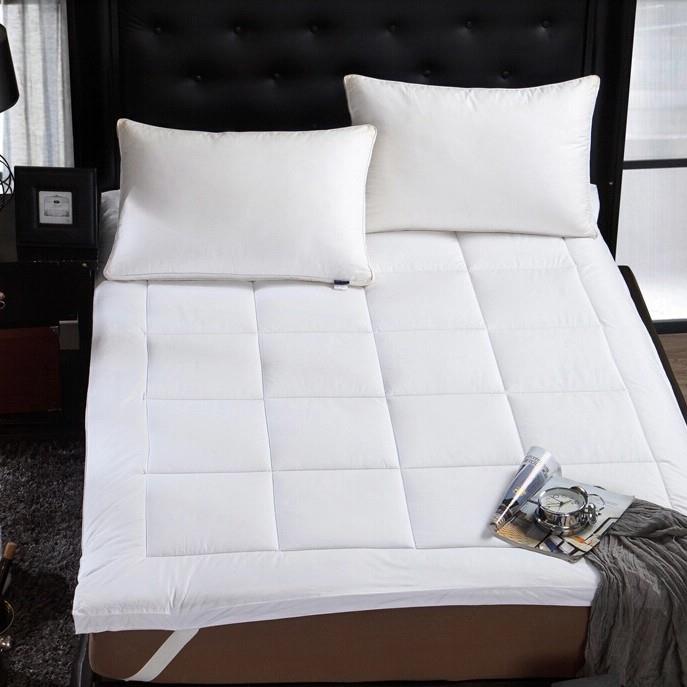 酒店床上用品羽丝滑绒床垫软垫保纯棉加5cm褥子护垫衬垫防床MQN厚