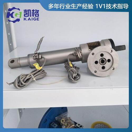 厂家直供齿轮减速机铝合金螺旋丝杆 伺服法兰LAP25电动推杆