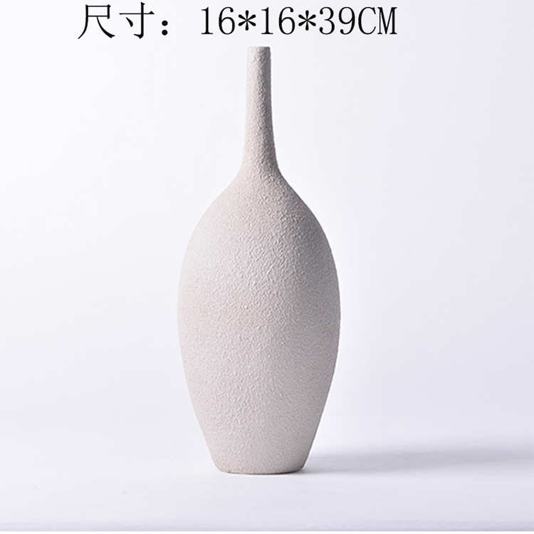 现代北欧几何不规则树脂摆件软装样板间售楼部肌理花瓶花瓶装饰品