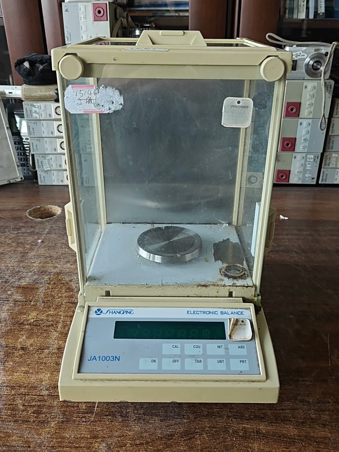 上海精科电子天平JA1003N 配件机出 不通电 实物图拍摄