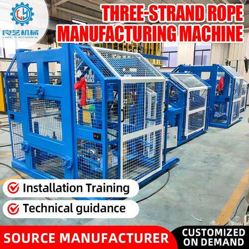 Hemp rope making machine vertical rope combining machine