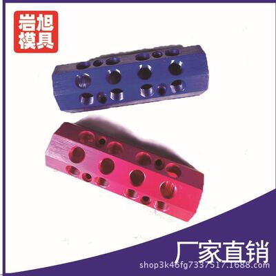 供应模具红蓝集水器IM6-6-BD-43/8or1/2非标分流器