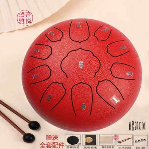 新款高高音鼓灵6寸望友鼓鼓8音钢舌鼓无忧鼓彩色空初帆鼓空学者入