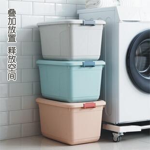 甲东里收纳箱塑料家用衣服整理箱大号储物箱加厚整理盒收纳盒子
