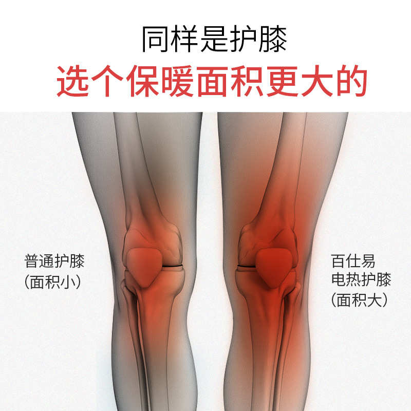 电热护膝保暖老寒腿膝关节电加热发热腿部按摩器膝盖非理疗热敷仪