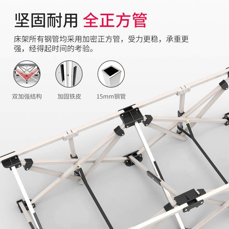 瑞士省达折叠床frEiaZbZ轻便收纳公午休小巧简易便好携空间办室小
