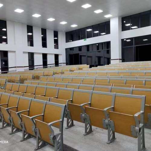 学校阶梯教课桌合班教室桌椅WZ-520室报厅告会议室椅连排椅带写字