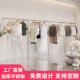 落地式 0825 店衣服侧挂货墙陈列架童装 店展示架装 1不上锈钢服女装