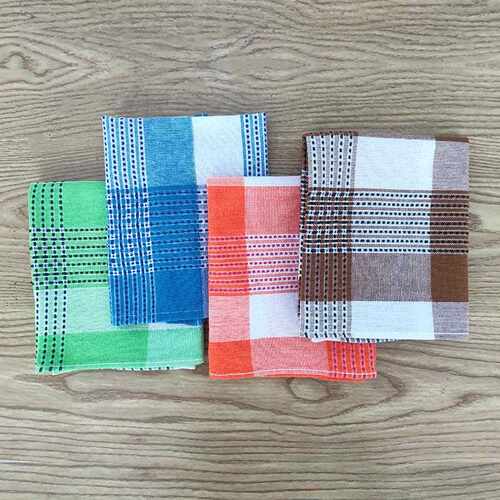 新款直销茶巾厨房抹布厨房巾格子茶布涤棉吸水色织茶道茶具