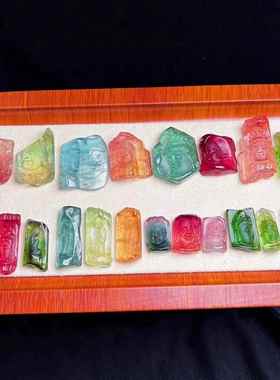2026厂家 天然碧玺原石原矿小配件 彩色碧玺高货系列